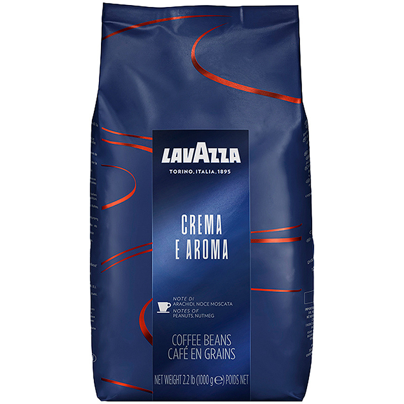 Кофе в зернах 1 кг Lavazza "Crema e Aroma Espresso" вакуумный пакет, 1 шт  #1