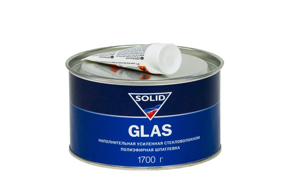 Наполнительная шпатлевка усиленная стекловолокном Solid Glas полиэфирная 1,7 кг.  #1