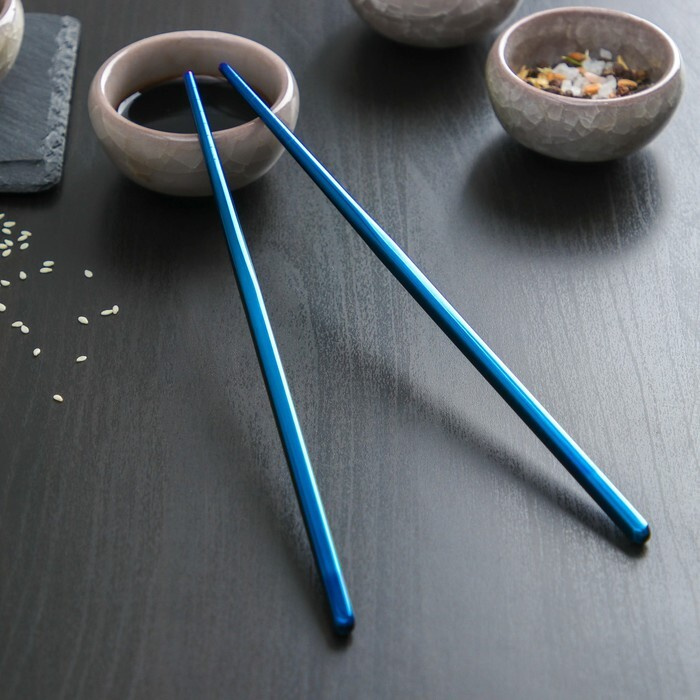 Палочки для суши Bacchette, длина 21 см, цвет синий #1