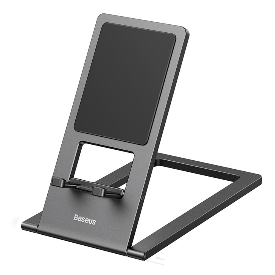 Настольный держатель Baseus Foldable Metal Desktop Holder Gray (LUKP000013) #1