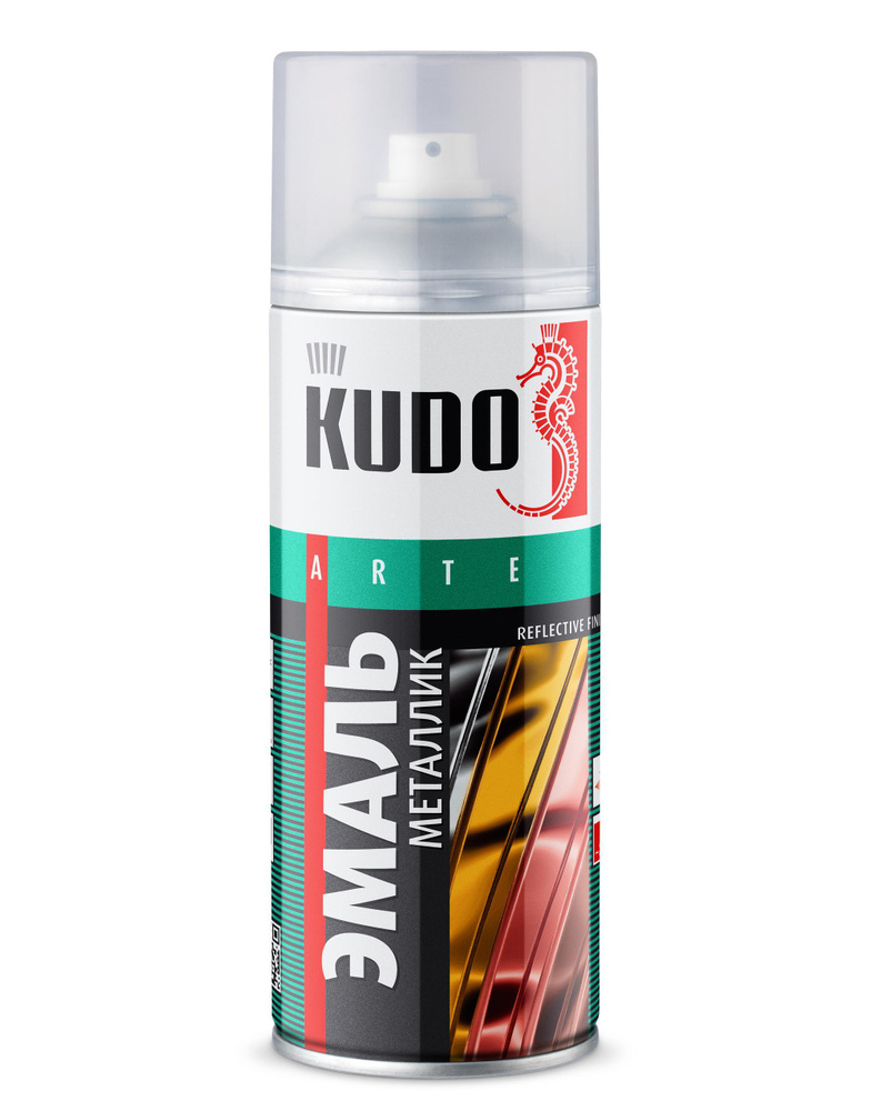 Аэрозольная краска акриловая универсальная в баллончике бронза металлик KUDO 520мл / для металла, дерева, #1