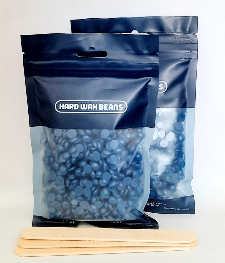 Воск для депиляции (пленочный) 200 грамм в гранулах синий  #1