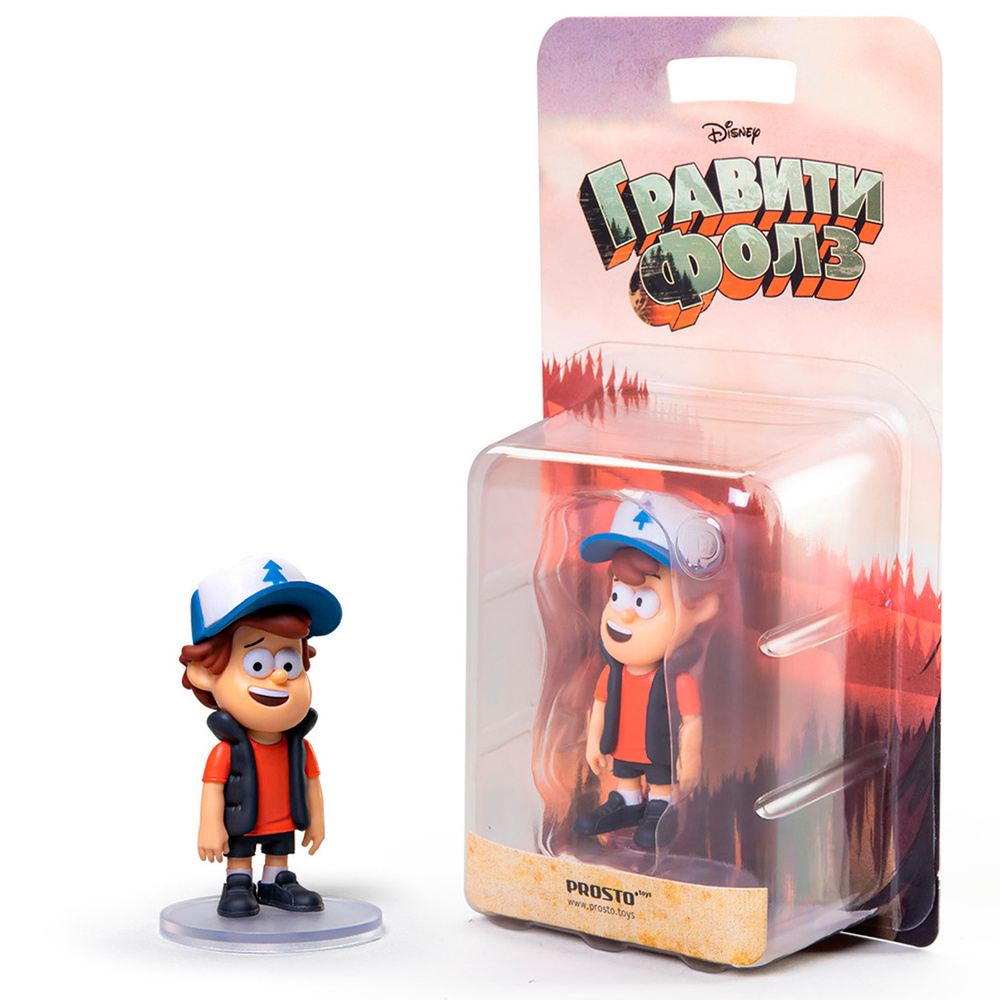 Фигурка коллекционная игрушка Диппер Гравити Фолз (Gravity Falls), Disney,  PROSTO Toys, 6,5 см - купить с доставкой по выгодным ценам в  интернет-магазине OZON (518627666)