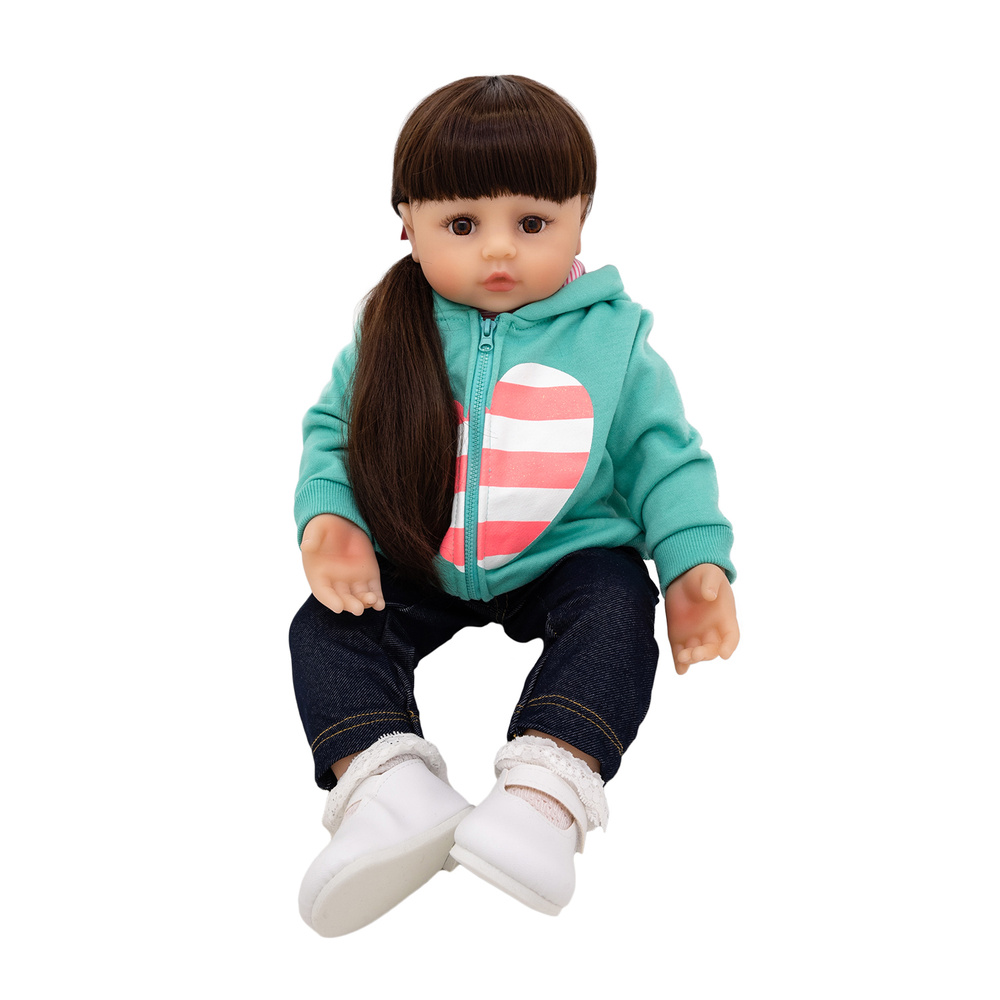 Мягконабивная кукла Реборн (Reborn Dolls) девочка Лина, 60 см #1