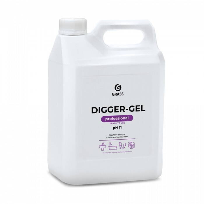 Grass, Средство для прочистки труб Digger-Gel, гель, 5,3 литра #1