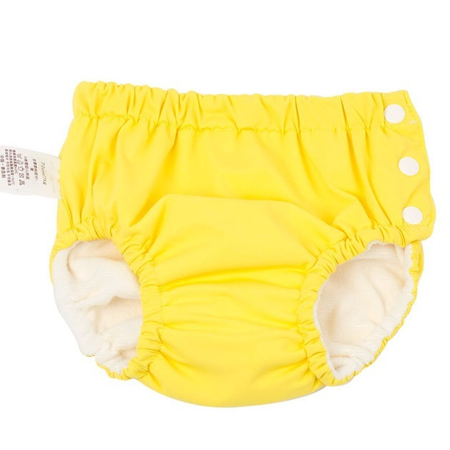 Детские трусики для плавания/ для бассейна многоразовые, цвет "Желтый", размер L-100 (11-16 кг)  #1