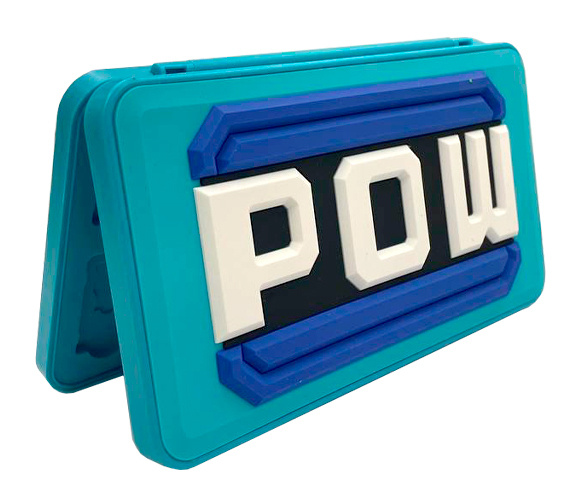 Кейс-футляр для хранений 24 картриджей Nintendo Switch Portable Storage Box (Super Mario POW Block)  #1