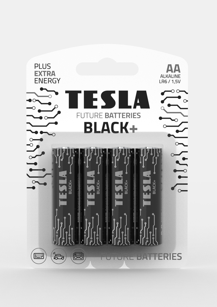 TESLA BATTERIES Батарейка AA, Щелочной тип, 1,5 В, 4 шт #1