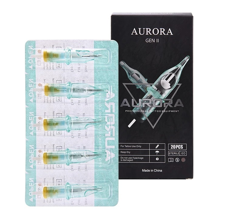 Картриджи для тату и ПМ татуажа AURORA GEN 2 Round Liner 5RL, 5 шт. #1