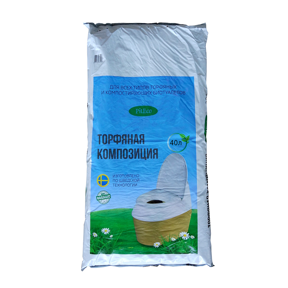 Торфяная композия PitEco для биотуалетов, торфяной наполнитель для туалетов,средства для биотуалетов #1