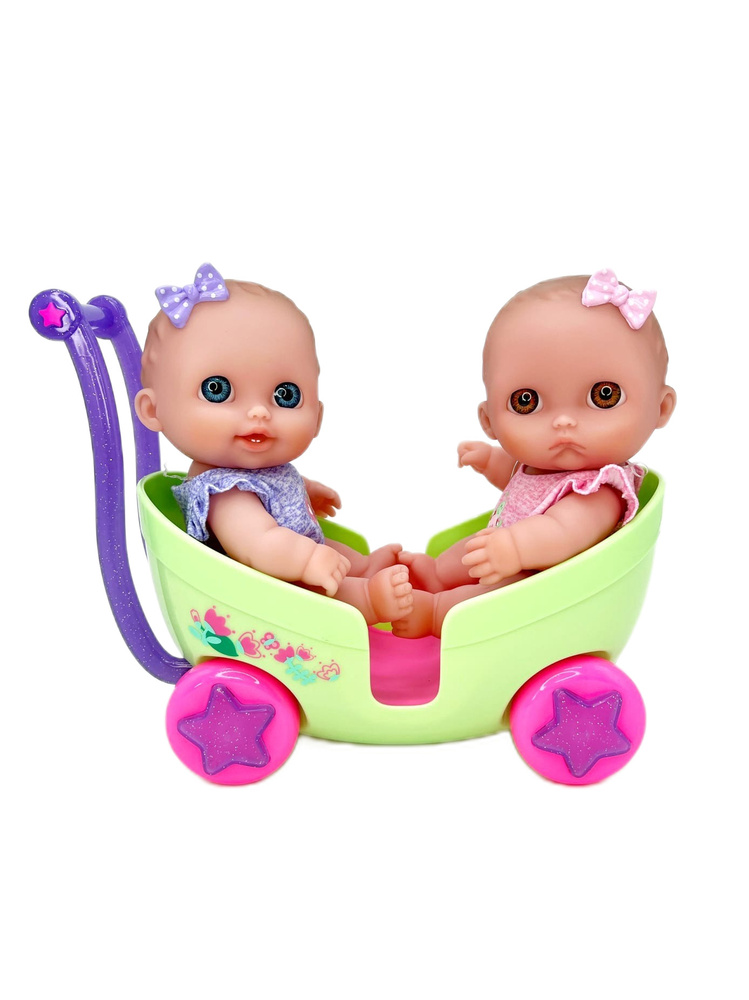 Куклы близнецы Berenguer виниловые 21см (комплект 2шт) #1
