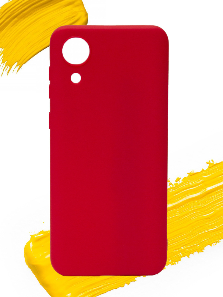 Чехол для Samsung Galaxy A03 core / чехол на самсунг а03 коре красный  #1