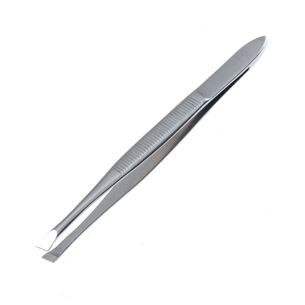 Zinger Пинцет для бровей скошенный (B-158-D), инструмент для выщипывания и коррекции бровей  #1