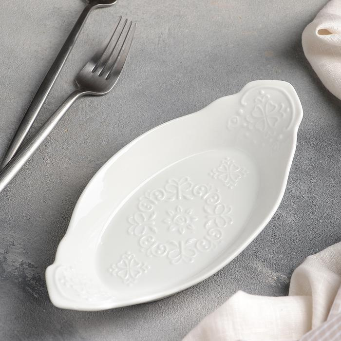 ProMarket Блюдо, 1 шт, Керамика белый, диаметр 22.5 см #1