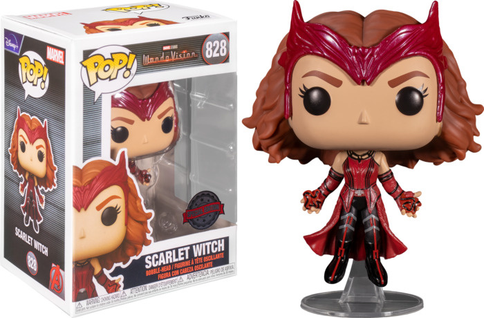 Фигурка Funko Pop! WandaVision: Scarlet Witch (Имеется повреждение коробки (Алая Ведьма из сериала Ванда/Вижн)) #1