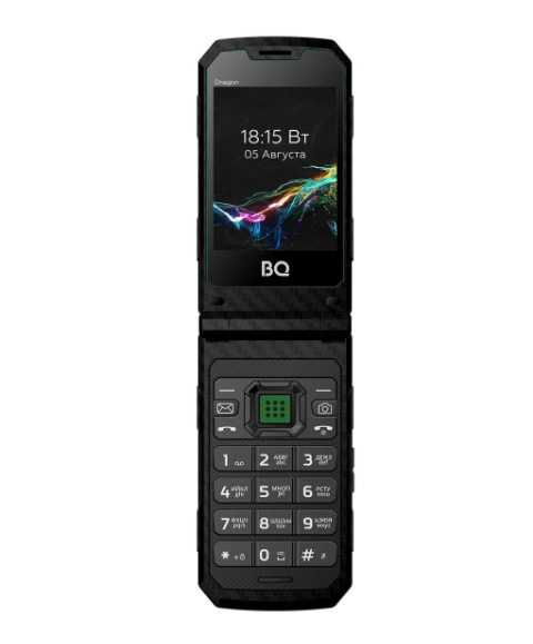 Мобильный телефон BQ 2822 Dragon  Black+Green #1