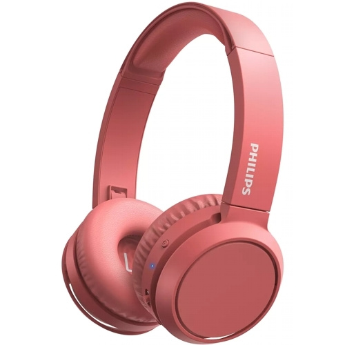 Bluetooth наушники с микрофоном Philips TAH4205RD, беспроводная полноразмерная гарнитура, красная  #1