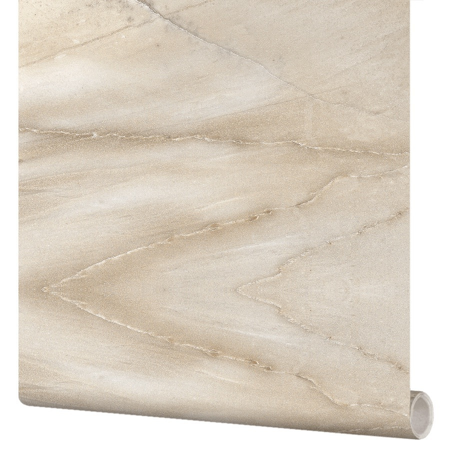 Пленка самоклеющаяся "Мрамор бежевый", камень, для мебели и декора, 64x270 см (Арт. 64-687)  #1