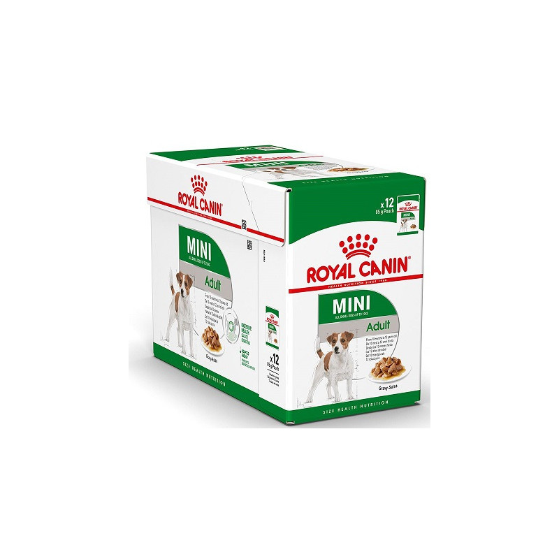 Royal Canin MINI ADULT Полнорационный влажный корм для поддержания прекрасной физической формы собак #1