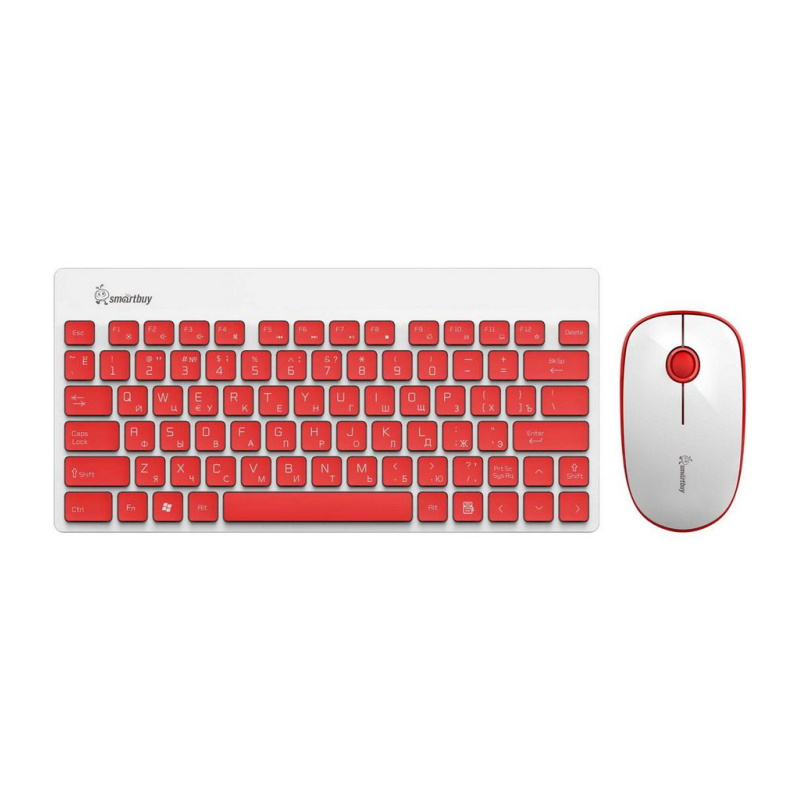Набор клавиатура+мышь Smartbuy 220349AG красно-белый (SBC-220349AG-RW) /20  #1