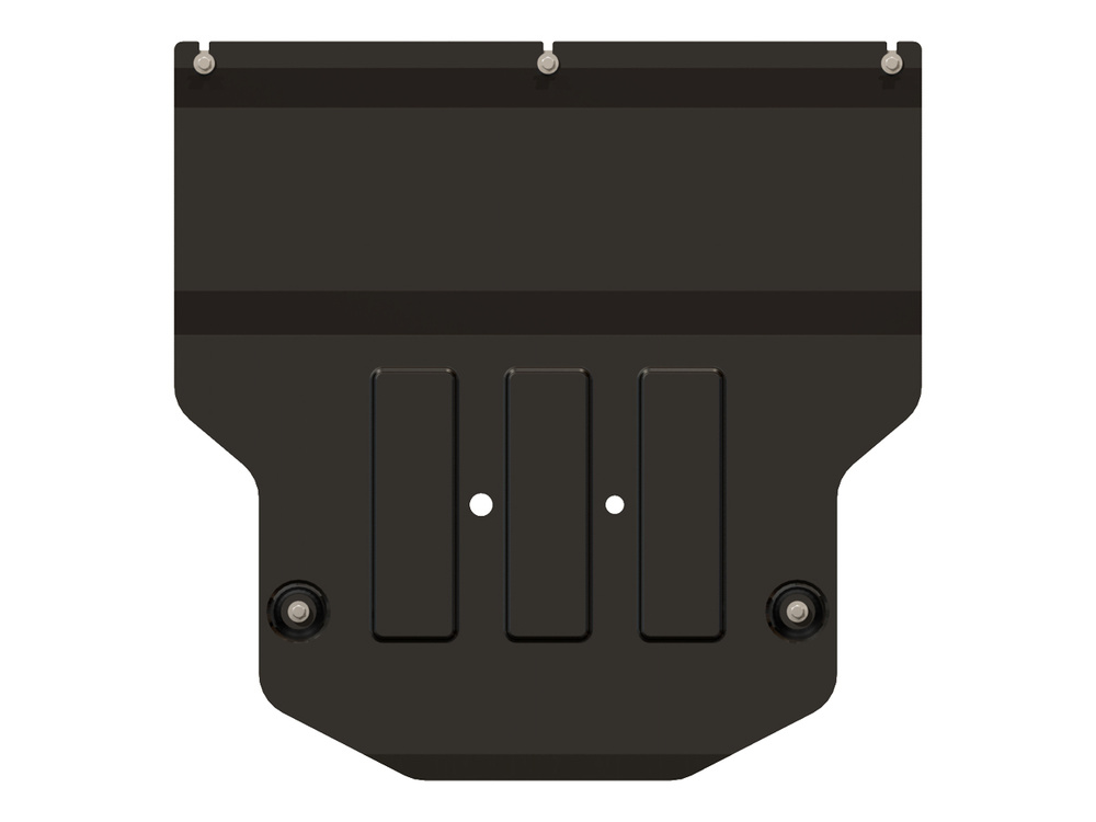 Защита картера и КПП для AUDI Q 3 2011 - 2,0 АТ ,Универсальный штамповка ,сталь 2,0 мм, ,с крепежом, #1