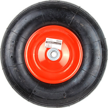 Колесо надувное диск 3.50-6" подшипник посадка 16x90 мм для тачки WB140-1 ECO (WB-P205)  #1