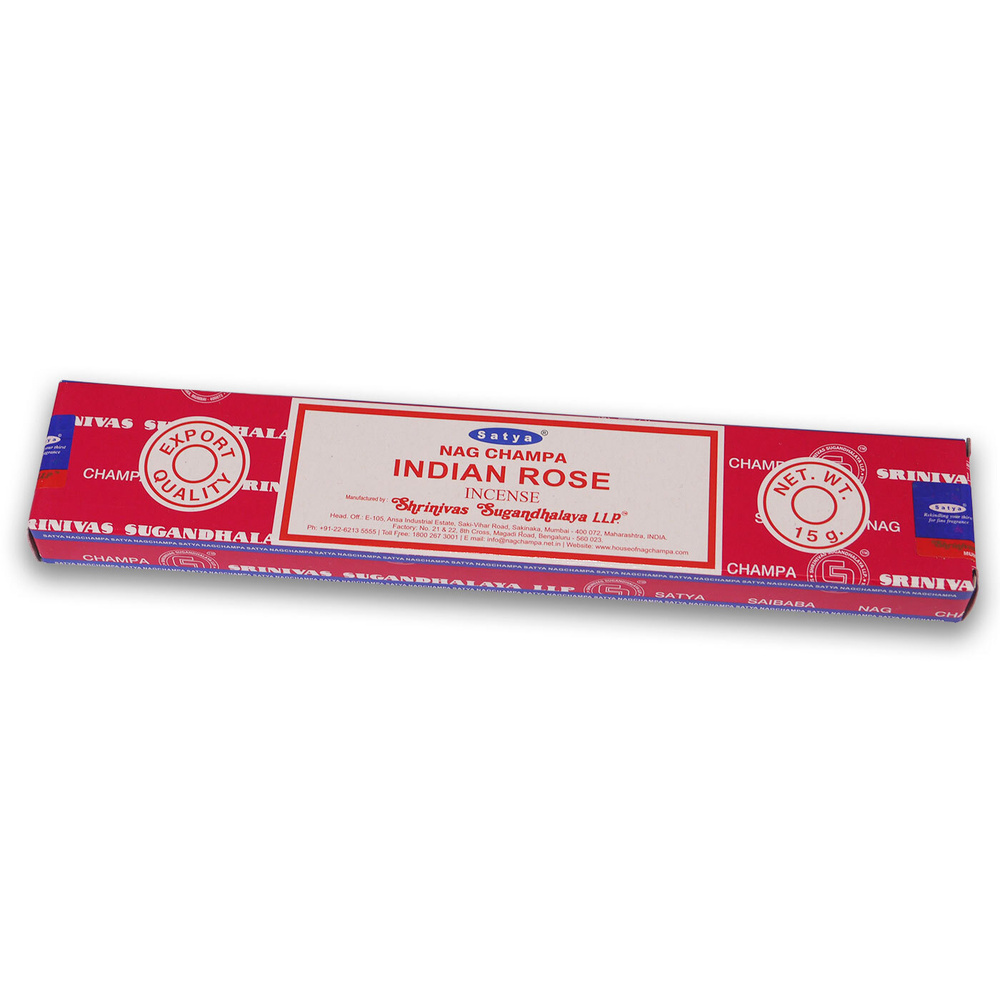 Благовония палочки Satya Nag Champa Indian Rose (Индийская Роза) 15г., 12 шт  #1