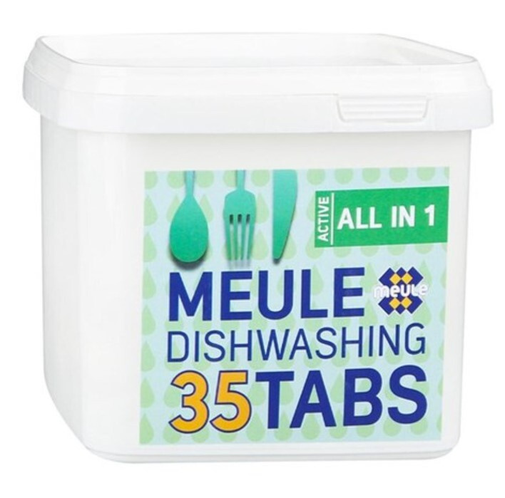 Таблетки All in 1 для мытья посуды в посудомоечной машине, MEULE, 35 шт., Германия  #1