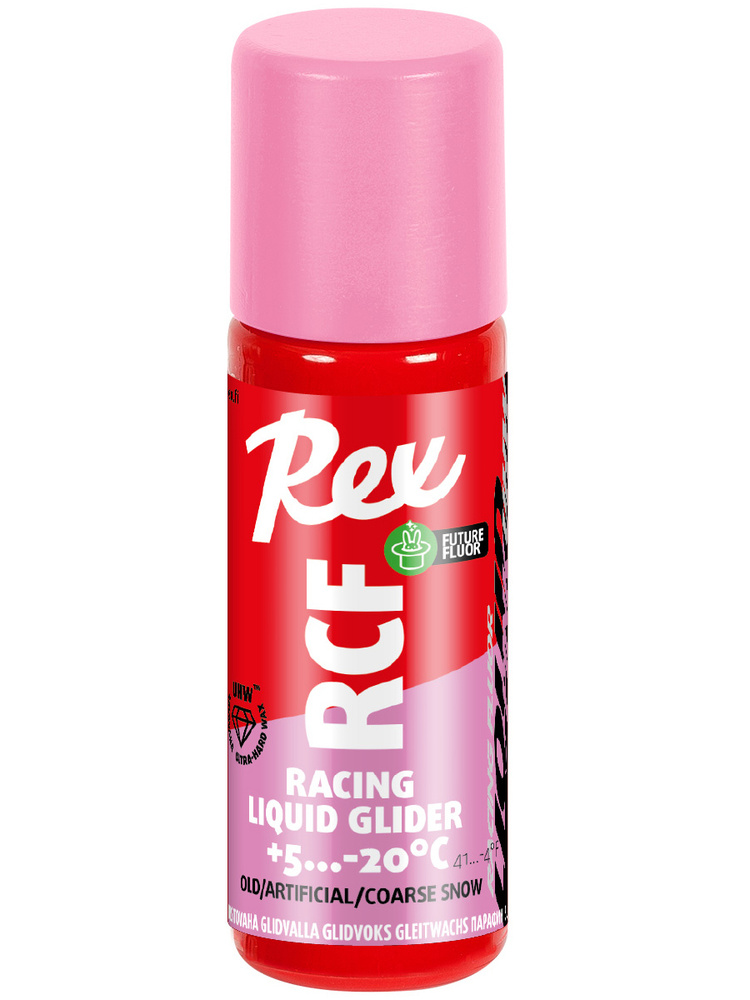 Среднефторовый жидкий парафин REX RCF Liquid Glider Pink, 60 мл #1