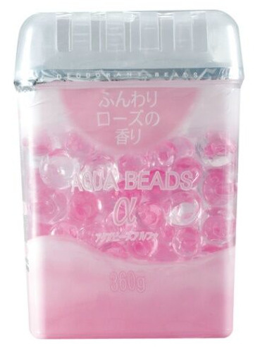 Nagara Aqua Beads Арома-поглотитель запаха гелевый с ароматом розы 360 гр  #1