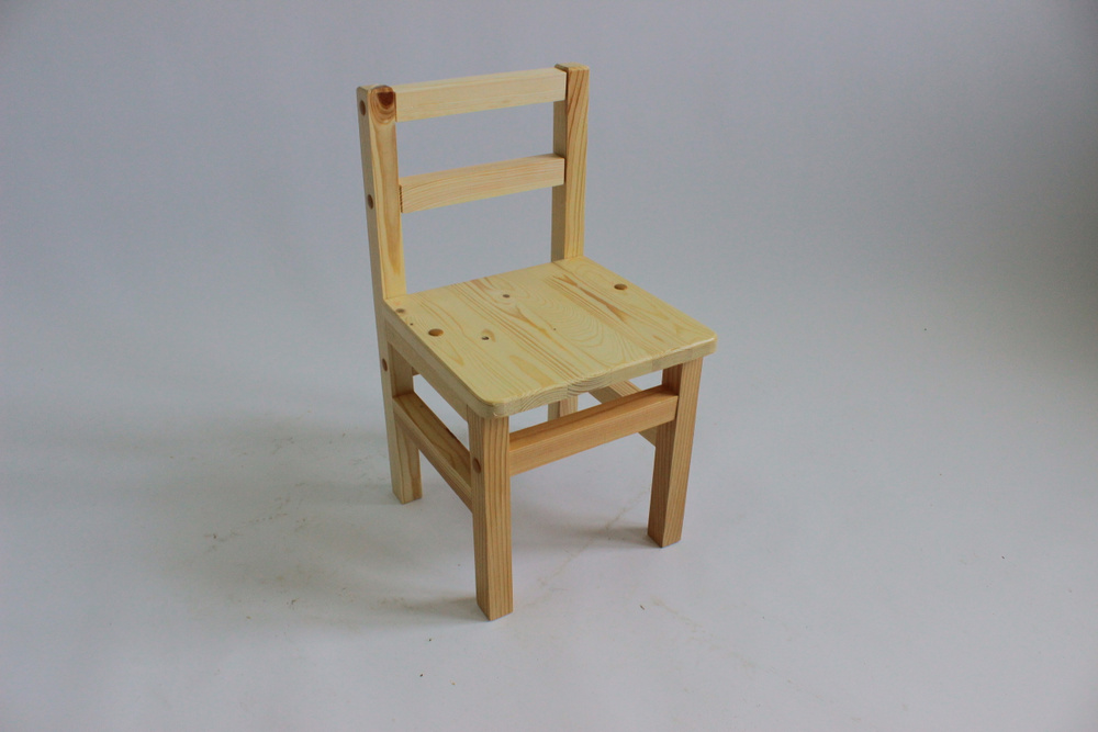 Детский деревянный стульчик Babys из массива , натуральный цвет  #1