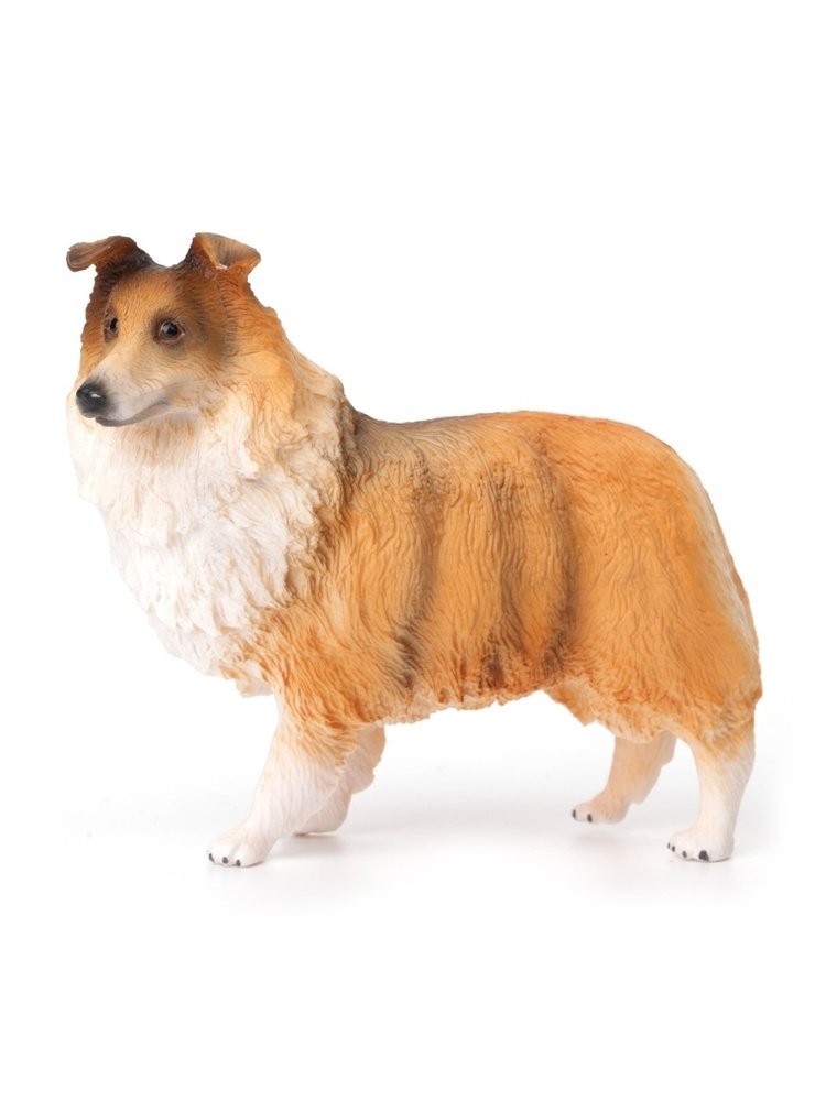 Фигурка животного Derri Animals Собака Шотландская Овчарка Колли, для детей, игрушка коллекционная, 87095, #1