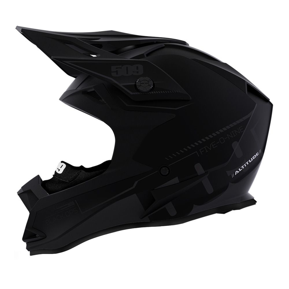 509 Шлем для снегохода, цвет: черный, размер: XS #1