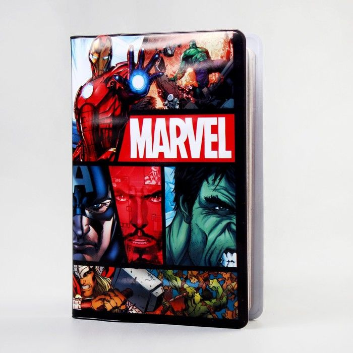 Marvel Паспортная обложка, Мстители, 2 штуки, с рисунком #1