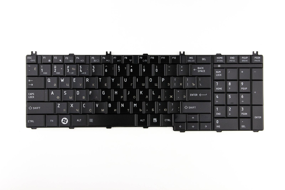 Клавиатура для ноутбука, Toshiba, C650 C660 L650 L750, глянцевая, 1 шт.  #1