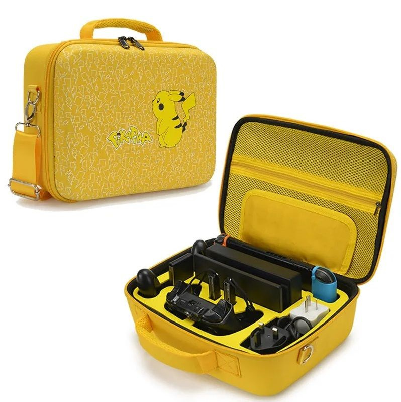Сумка для консоли и аксессуаров Storage Bag для Nintendo Switch / OLED (Pikachu)  #1