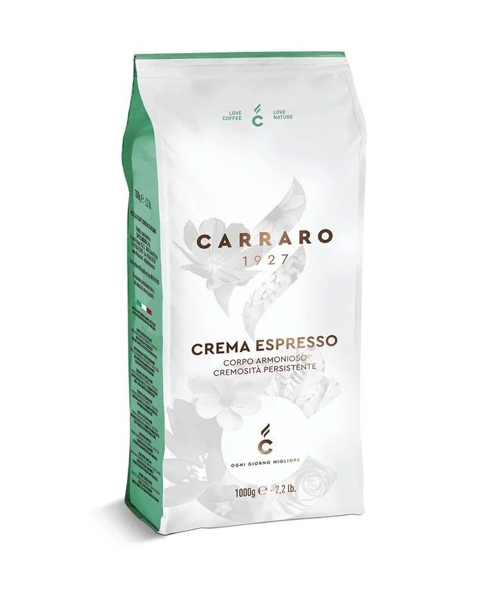 Кофе в зернах Carraro Crema Espresso 1кг #1