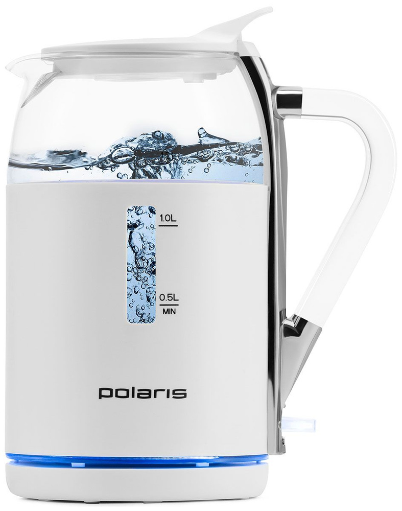 Чайник электрический Polaris PWK 1563CGL Water Way Pro белый #1