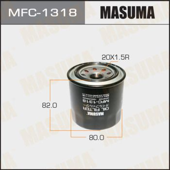 Masuma Фильтр масляный арт. MFC-1318, 1 шт. #1