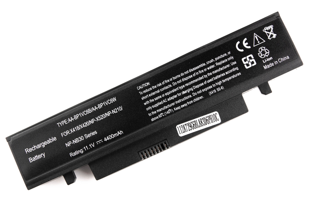 Аккумулятор для Samsung N210 N220 Q330 (11,1V 4400mAh) p/n: AA-PB1VC6B, AA-PB1VC6W, AA-PL1VC6B  #1