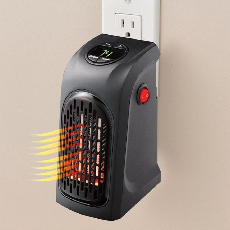 Портативный обогреватель HANDY HEATER 400W в розетку / Тепловентилятор настенный бесшумный  #1