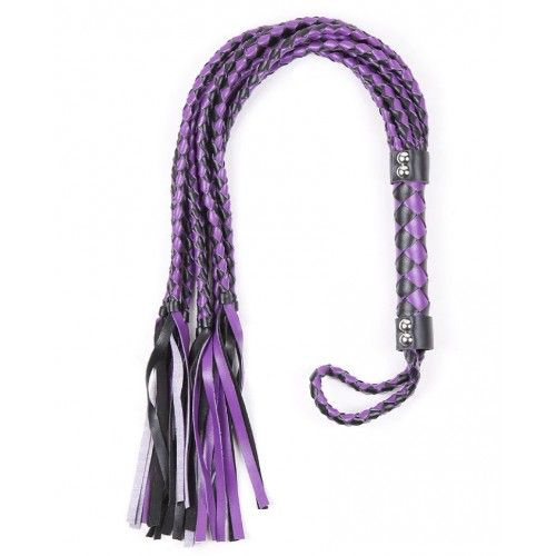 Черно-фиолетовая плеть Семихвостка #1
