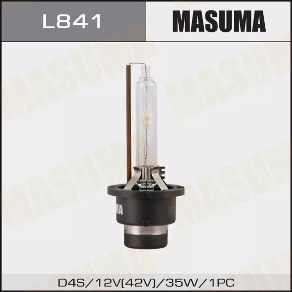 Лампа ксеноновая Masuma Standard Grade D4S (P32d-5), 42В, 35Вт, 4300К, 1 шт #1