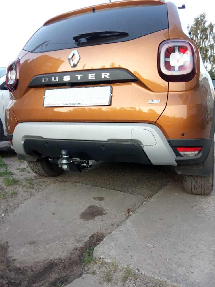 Фаркоп Бизон на Renault Duster FA 0270-E (с 2021 г.в.) (паспорт и сертификат в комплекте)(без электрики) #1