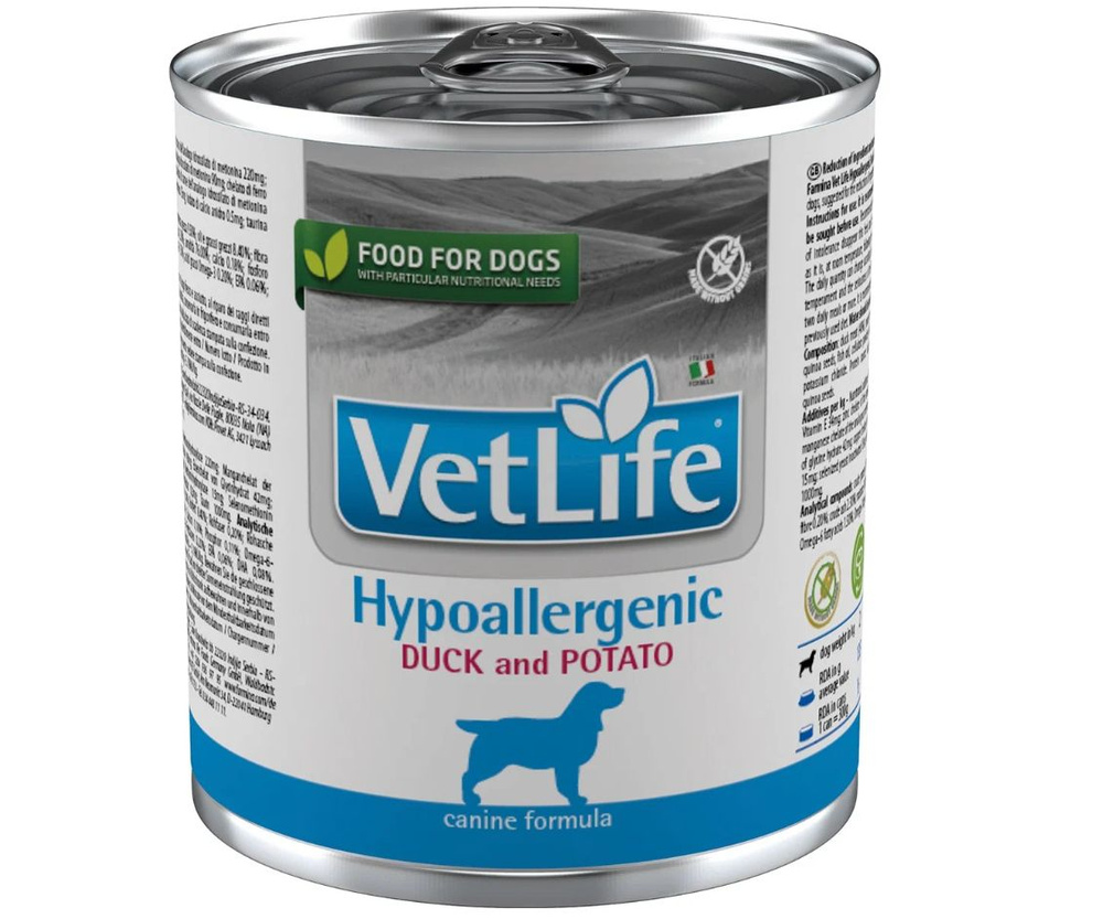 Farmina Vet Life Hypoallergenic диетический влажный корм для собак, гипоаллергенный, с уткой и картофелем, #1