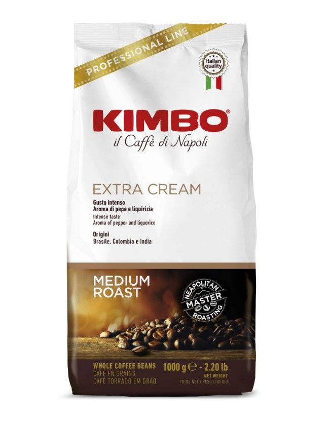 Кофе в зернах Kimbo Extra cream 1 кг #1