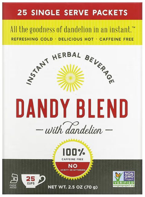 Dandy Blend, Травяной напиток с одуванчиком, без кофеина, 25 пакетиков  #1