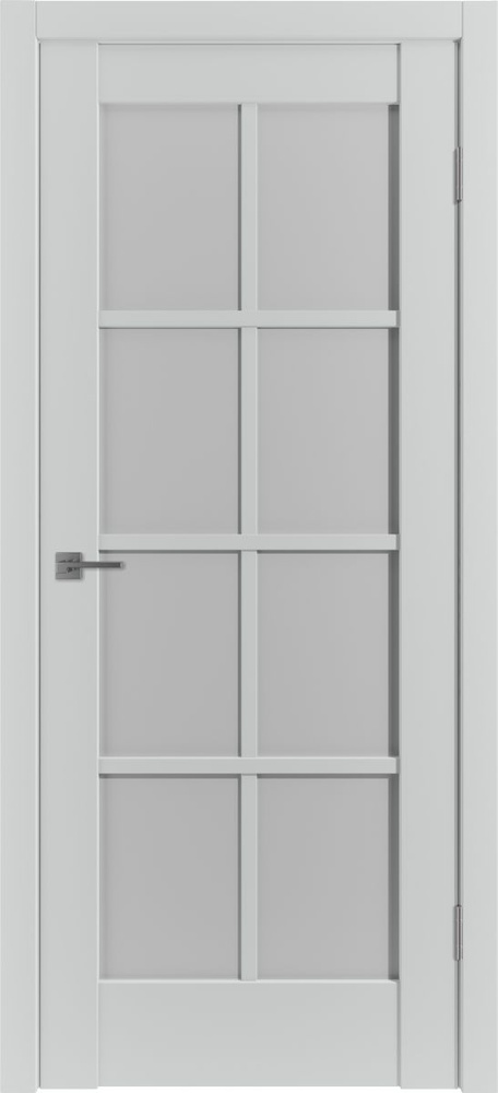 Владимирская Фабрика Дверей Дверь межкомнатная Steel, МДФ, 800x2000, Со стеклом  #1
