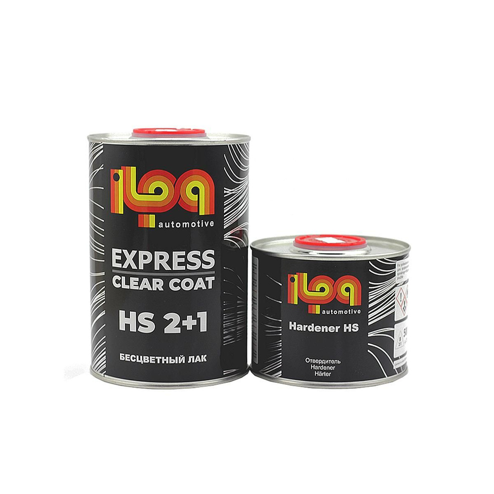 ILPA Express 2+1 НS Быстрый автомобильный акриловый лак 1 л. с отвердителем 0,5 л.  #1