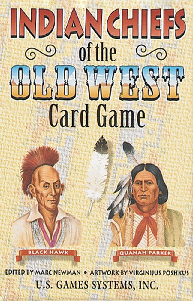 Карты Indian Chiefs of the Old West Game & Playing Cards #1